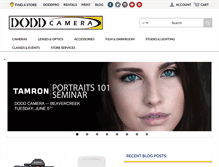 Tablet Screenshot of doddcamera.com